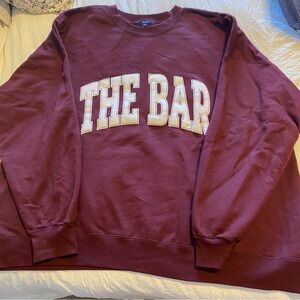 The Bar Varsity Sweatshirt 3X